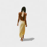 София – Халтерна сатенена рокля