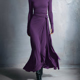 Гергана | Макси рокля с страничен възел