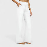 Елена – Елегантен широк панталон с висока талия