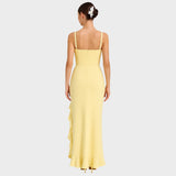 Криста - Елегантна корсетна рокля с volani