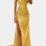 Рената Халджина Русалка без презрамки с пайети