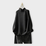 Плетена Блуза с Висок Вратник