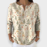 Маргарита - Коледен Пуловер с Копчета