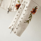 Чай - Ретро Шик Цветен Палто