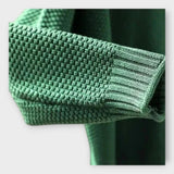 Плетена Блуза с Висок Вратник