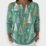 Маргарита - Коледен Пуловер с Копчета