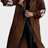 Талия – Луксозно палто с качулка