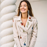 Чай - Ретро Шик Цветен Палто