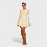 Джулия - Рокля с цветен чар