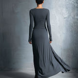 Гергана | Макси рокля с страничен възел