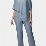 Лана Две Части с Женствена Силуета без Усещане за Напрежение