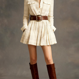 Мария | Къса карирана риза-рокля