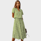 Тена - Елегантна Летна Рокля Многоцветна