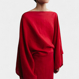 Филипа - Кимоно рокля от лен и памук с пояс