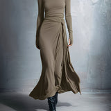 Гергана | Макси рокля с страничен възел